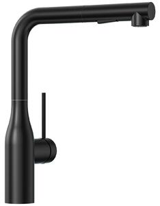 Miscelatore per lavello, orientabile a 360°, funzione di spruzzo dual-mode, nero notte, G3/8-b