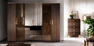 Armadio di design armadi lucidi mobili soggiorno legno nuovo