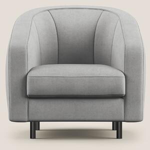 Pandora Poltroncina in tessuto morbido impermeabile T02 grigio chiaro