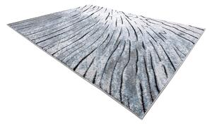 Tappeto moderno COZY 8874 Timber, legna - Structural due livelli di pile grigio / blu