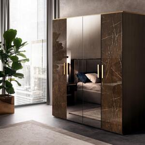 Armadio di design armadi lucidi mobili soggiorno legno nuovo