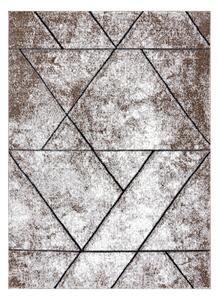 Tappeto moderno COZY 8872 Wall, geometrico, triangoli - Structural due livelli di pile maro