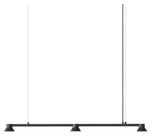 Lampada a sospensione Normann Copenhagen, dimmerabile, Nero, Sala da pranzo, Alluminio