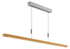 Lampada a sospensione Quitani, Nora, dimmerabile, Legno, Soggiorno, Legno, Moderno