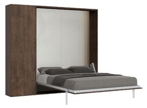 Letto Matrimoniale a Scomparsa Salvaspazio Kentaro H210 cm Marrone