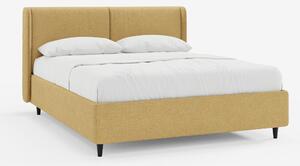 VALKIRIA letto di design con vano contenitore e testiera avvolgente -