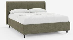 VALKIRIA letto di design con vano contenitore e testiera avvolgente -
