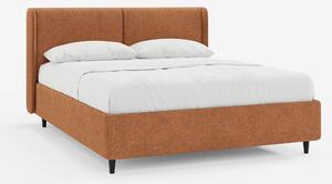 VALKIRIA letto di design con vano contenitore e testiera avvolgente -