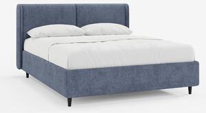VALKIRIA letto di design con vano contenitore e testiera avvolgente -