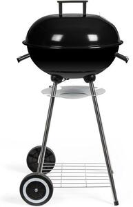 Barbecue a carbonella - DOC172N - Superficie di cottura Ø 41 cm - Griglia in acciaio cromato - Vasca e coperchio in acciaio smaltato