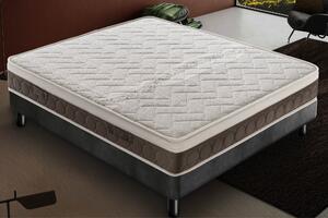 Materasso Imperiale doppio strato in memory foam, Rivestimento "Grapheno" 80x190 - Singolo (Standard)