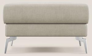 Star Pouf con piedini alti in tessuto impermeabile T02 panna