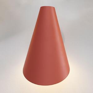 Applique da parete Vibia, I.Cono, dimmerabile, Rosso, Camera da letto, Plastica, Moderno