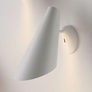 Applique da parete Vibia, I.Cono, dimmerabile, Bianco, Camera da letto, Plastica, Moderno