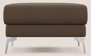 Star Pouf con piedini alti in tessuto smacchiabile T05 marrone