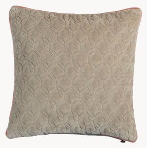 Cuscino reversibile in velluto di cotone Quilty Dreams