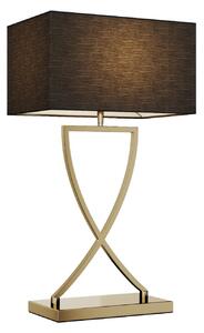 Lampade da tavolo Lucande, Evaine, Nero, Soggiorno, Metallo, Moderno
