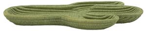 Svuotatasche, piatto decorativo ispirato al CACTUS Dimensioni 35xh 20 cm -1,9 kg, colore verde marino