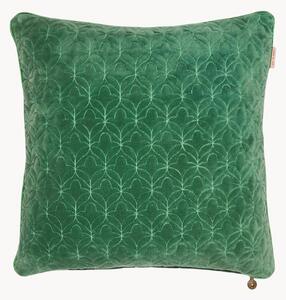 Cuscino reversibile in velluto di cotone Quilty Dreams