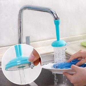 Prolunga per rubinetto da cucina, rubinetto girevole a 360 gradi per lavello, accessori per rubinetti da cucina, prolunga universale per rubinetto girevole, 10,5 x 6,5 cm, blu