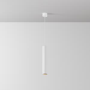 Maytoni lampada a sospensione in alluminio bianco Ø5,2cm 12W LED bianco caldo Focus IP20