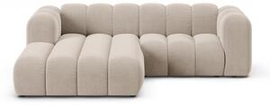 Divano angolare beige ad angolo sinistro Lupine - Micadoni Home