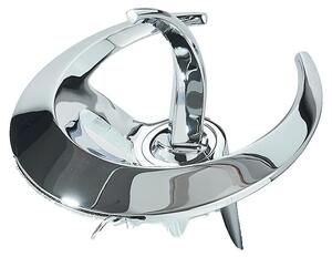 Rubinetto per lavabo, montato a soffitto, cartuccia in Vetroceramica, cromato