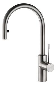 KWC Ono 3, miscelatore per lavello, acciaio inox, alta pressione