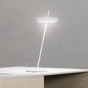 Sigor Lampada da tavolo a LED Mahina, dimmerabile, Bianco / Opale, Soggiorno / Sala da pranzo, Alluminio, Moderno, Lampada da tavolo LED