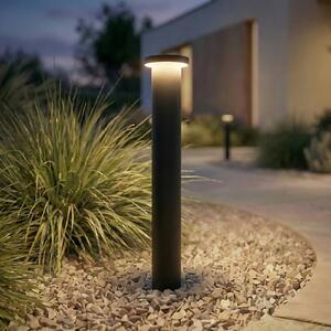 Lampioncino da giardino Cirel Lindby, Nero, Alluminio, Moderno, Lampada LED da esterni