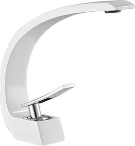 Rubinetto per vasca da bagno - Cromo - Moderno - Per bagno - Bianco