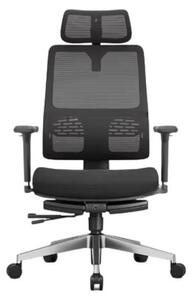 Sedia da ufficio ergonomica, portata massima 136 kg, altezza della seduta 44-52,5 cm, inclinazione regolabile 96°/120°/136°, larghezza della seduta 51,8 cm, regolazione in altezza 6 cm