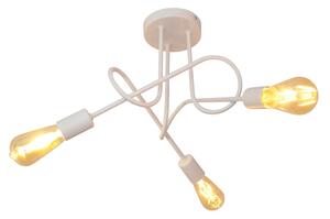 Lampadario a soffitto per bambini OXFORD 3xE27/15W/230V bianco