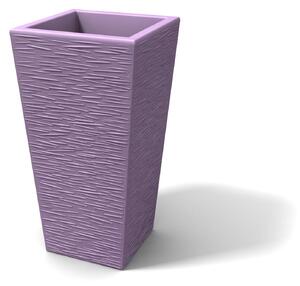 Portavaso Vaso in polietilene EGIZIO rustico 30x30xh 39 cm ideale per arredare al meglio sia un ambiente interno che esterno Glicine