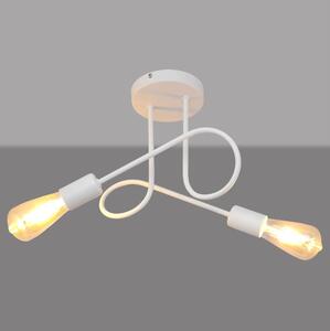 Lampadario a soffitto per bambini OXFORD 2xE27/15W/230V bianco