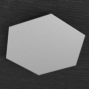 Plafoniera Moderna Decorativa Hexagon Metallo Grigio