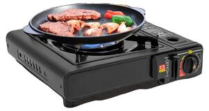 Barbecue da esterno, potenza di combustione 2500 W, design portatile, dimensioni 34 x 26 x 8 cm, funziona a butano e GPL, peso leggero: 1,6 kg