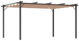 Pergola, dimensioni 3 x 4 m, struttura in alluminio, tetto regolabile, materiali resistenti alle intemperie, adatta a terrazze e giardini