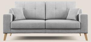 Danish divano moderno in tessuto morbido impermeabile T02 grigio chiar
