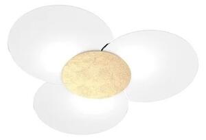 Clover applique-plafoniera d.70 cm 6 luci foglia oro 1114-70-fo