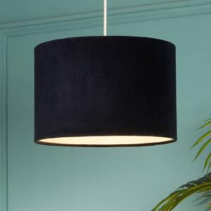 Searchlight Lampada a sospensione Mersana, dimmerabile, Blu, Soggiorno / Sala da pranzo, Tessuto / Stoffa / Seta, Scandinavo, Lampada a sospensione