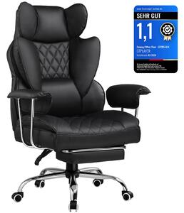 Sedia da gioco GTPLAYER, sedia da gioco, sedia da ufficio ergonomica con poggiapiedi, supporto lombare regolabile e cuscino per la testa, sedia da gioco imbottita, poltrona da gioco
