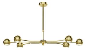 Jupiter 1978 - Lampadario a sospensione con supporto rigido TIANA 6xGU10/10W/230V oro