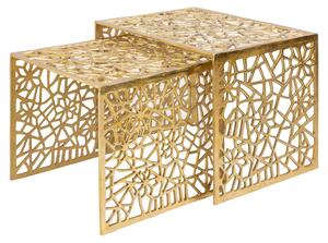 Tavolino da salotto dorato di design, moderno, per il soggiorno. ACQUISTA ORA