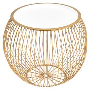 Tavolino da 40 cm, design dorato, moderno, per il soggiorno. ACQUISTA ORA
