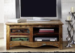 Mobile TV in legno di Legno riciclato 110x50x50 multicolore laccato NATURE OF SPIRIT #20