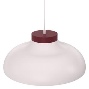 Lampadario sospeso su cavo BASCA 1xE27/15W/230V crema/bordeaux