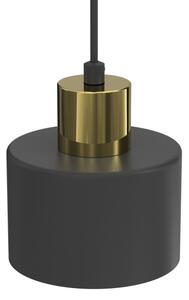 Lampada a sospensione con cavo PARKLA 1xE27/15W/230V nera