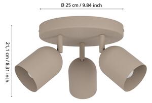 Eglo 44163 - Lampada a spot TILSTON 3xE14/40W/230V beige
