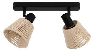 Eglo 44139 - Faretto SEAGARD 2xE14/40W/230V beige/nero